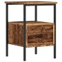 Mesitas de noche 2 uds madera ingeniería envejecida 34x36x50 cm by , Nightstands - Ref: Foro24-857263, Price: 76,36 €, Discou...