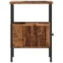 Mesitas de noche 2 uds madera ingeniería envejecida 34x36x50 cm by , Nightstands - Ref: Foro24-857263, Price: 76,36 €, Discou...