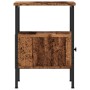 Mesitas de noche 2 uds madera ingeniería envejecida 34x36x50 cm by , Nightstands - Ref: Foro24-857263, Price: 77,69 €, Discou...