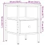 Mesitas de noche 2 uds madera ingeniería envejecida 34x36x50 cm by , Nightstands - Ref: Foro24-857263, Price: 76,36 €, Discou...