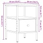 Mesitas de noche 2 uds madera ingeniería envejecida 34x36x50 cm by , Nightstands - Ref: Foro24-857263, Price: 77,69 €, Discou...
