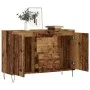 Aparador de madera de ingeniería envejecida 104x35x70 cm by , Sideboards - Ref: Foro24-857268, Price: 90,13 €, Discount: %