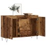 Aparador de madera de ingeniería envejecida 104x35x70 cm by , Sideboards - Ref: Foro24-857268, Price: 91,39 €, Discount: %