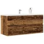 Armario para lavabo madera ingeniería envejecida 100x38,5x45 cm von , Badezimmermöbel - Ref: Foro24-856252, Preis: 70,14 €, R...
