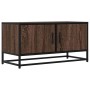 Mueble TV metal y madera ingeniería marrón roble 80x34,5x40 cm von , TV-Möbel - Ref: Foro24-848828, Preis: 52,89 €, Rabatt: %