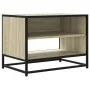 Mueble TV metal y madera ingeniería roble Sonoma 61x40x46 cm by , TV Furniture - Ref: Foro24-848880, Price: 43,51 €, Discount: %