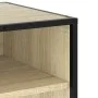 Mueble TV metal y madera ingeniería roble Sonoma 61x40x46 cm by , TV Furniture - Ref: Foro24-848880, Price: 43,51 €, Discount: %