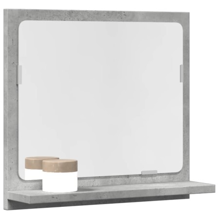 Espejo mueble baño madera ingeniería gris hormigón 40x11x37 cm by , bathroom vanities - Ref: Foro24-856182, Price: 25,43 €, D...