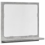 Espejo mueble baño madera ingeniería gris hormigón 40x11x37 cm by , bathroom vanities - Ref: Foro24-856182, Price: 25,43 €, D...