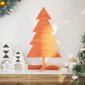 Árbol de Navidad de adorno madera maciza pino marrón cera 80 cm von , Weihnachtsbäume - Ref: Foro24-858185, Preis: 18,61 €, R...