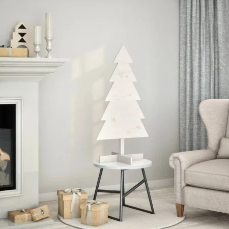 Árbol de Navidad de adorno madera maciza pino blanco 100 cm by , Christmas trees - Ref: Foro24-858187, Price: 22,30 €, Discou...