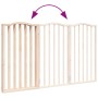 Puerta para perros plegable 3 paneles madera de álamo 150 cm von , Hundehütten und Zäune - Ref: Foro24-352206, Preis: 51,39 €...