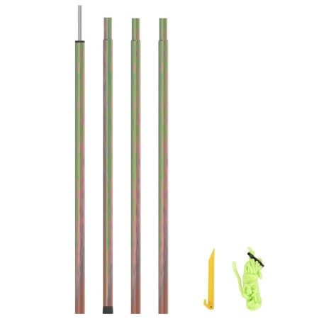 Galvanized steel sail awning pole 250 cm by vidaXL, Tent poles and stakes - Ref: Foro24-315222, Price: 21,02 €, Discount: %