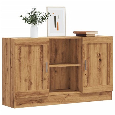 Aparador de madera de ingeniería roble artisan 120x30,5x70 cm by , Sideboards - Ref: Foro24-856163, Price: 112,06 €, Discount: %