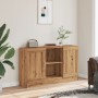 Aparador de madera de ingeniería roble artisan 120x30,5x70 cm by , Sideboards - Ref: Foro24-856163, Price: 112,06 €, Discount: %