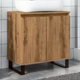 Armario de baño madera de ingeniería roble artisan 58x33x60 cm von , Badezimmermöbel - Ref: Foro24-857221, Preis: 69,90 €, Ra...