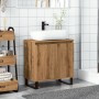Armario de baño madera de ingeniería roble artisan 58x33x60 cm von , Badezimmermöbel - Ref: Foro24-857221, Preis: 71,60 €, Ra...
