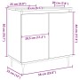Armario de baño madera de ingeniería envejecida 58x33x60 cm de , Muebles de baño - Ref: Foro24-857214, Precio: 54,97 €