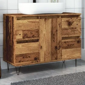 Mueble de baño madera de ingeniería envejecida 80x33x60 cm von , Badezimmermöbel - Ref: Foro24-857235, Preis: 118,47 €, Rabat...
