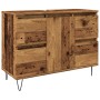 Mueble de baño madera de ingeniería envejecida 80x33x60 cm von , Badezimmermöbel - Ref: Foro24-857235, Preis: 121,63 €, Rabat...