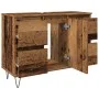Mueble de baño madera de ingeniería envejecida 80x33x60 cm by , Bathroom furniture - Ref: Foro24-857235, Price: 118,47 €, Dis...