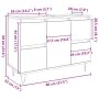 Mueble de baño madera de ingeniería envejecida 80x33x60 cm by , Bathroom furniture - Ref: Foro24-857235, Price: 118,47 €, Dis...
