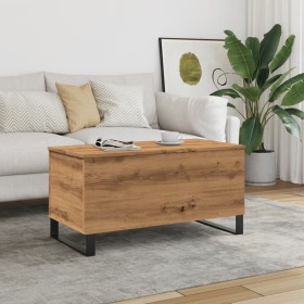 Mesa de centro madera de ingeniería roble artisan 90x44,5x45 cm von , Couchtisch - Ref: Foro24-857443, Preis: 94,63 €, Rabatt: %