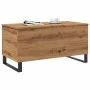 Mesa de centro madera de ingeniería roble artisan 90x44,5x45 cm von , Couchtisch - Ref: Foro24-857443, Preis: 93,18 €, Rabatt: %