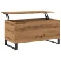 Mesa de centro madera de ingeniería roble artisan 90x44,5x45 cm von , Couchtisch - Ref: Foro24-857443, Preis: 93,18 €, Rabatt: %