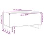 Mesa de centro madera de ingeniería roble artisan 90x44,5x45 cm by , Coffee table - Ref: Foro24-857443, Price: 94,63 €, Disco...
