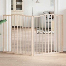 Puerta para perros plegable 2 paneles madera de álamo 160 cm von , Hundehütten und Zäune - Ref: Foro24-352210, Preis: 42,56 €...
