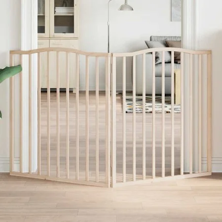 Puerta para perros plegable 2 paneles madera de álamo 160 cm von , Hundehütten und Zäune - Ref: Foro24-352210, Preis: 41,68 €...