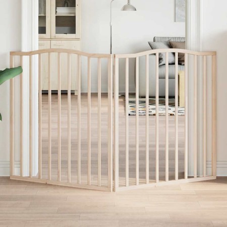 Puerta para perros plegable 2 paneles madera de álamo 160 cm von , Hundehütten und Zäune - Ref: Foro24-352210, Preis: 42,56 €...