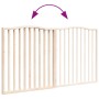 Puerta para perros plegable 2 paneles madera de álamo 160 cm von , Hundehütten und Zäune - Ref: Foro24-352210, Preis: 42,56 €...