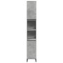Armario de baño madera contrachapada gris hormigón 30x30x190 cm by , bathroom vanities - Ref: Foro24-857104, Price: 69,99 €, ...