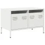 Mueble para TV acero laminado en frío blanco 68x39x43,5 cm de , Muebles TV - Ref: Foro24-851237, Precio: 68,89 €, Descuento: %