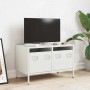 Mueble para TV acero laminado en frío blanco 68x39x43,5 cm von , TV-Möbel - Ref: Foro24-851237, Preis: 69,53 €, Rabatt: %