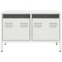 Mueble para TV acero laminado en frío blanco 68x39x43,5 cm de , Muebles TV - Ref: Foro24-851237, Precio: 68,89 €, Descuento: %