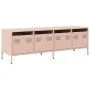 Mueble para TV acero laminado en frío rosa 135x39x43,5 cm by , TV Furniture - Ref: Foro24-851305, Price: 114,47 €, Discount: %