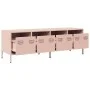 Mueble para TV acero laminado en frío rosa 135x39x43,5 cm by , TV Furniture - Ref: Foro24-851305, Price: 114,47 €, Discount: %