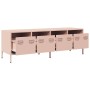 Mueble para TV acero laminado en frío rosa 135x39x43,5 cm von , TV-Möbel - Ref: Foro24-851305, Preis: 115,52 €, Rabatt: %