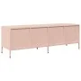 Mueble para TV acero laminado en frío rosa 135x39x43,5 cm by , TV Furniture - Ref: Foro24-851305, Price: 114,47 €, Discount: %