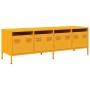 Mueble para TV acero laminado en frío amarillo 135x39x43,5 cm von , TV-Möbel - Ref: Foro24-851307, Preis: 115,60 €, Rabatt: %