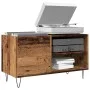 Furniture for records made of aged engineered wood, 84.5x38x48 cm by , Closets and storage - Ref: Foro24-857242, Price: 72,66...