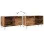 Furniture for records made of aged engineered wood, 84.5x38x48 cm by , Closets and storage - Ref: Foro24-857242, Price: 72,66...