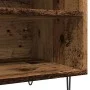 Furniture for records made of aged engineered wood, 84.5x38x48 cm by , Closets and storage - Ref: Foro24-857242, Price: 72,66...