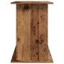 Soporte para acuario madera ingeniería envejecida 121x41x58 cm de , Soportes para acuarios - Ref: Foro24-857282, Precio: 121,...