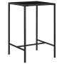 Set de bar de jardín 5 pzas y cojines ratán sintético negro de vidaXL, Conjuntos de jardín - Ref: Foro24-3094790, Precio: 397...