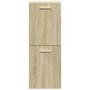 Juego de muebles de baño 4 pzas contrachapada roble Sonoma de , Muebles de baño - Ref: Foro24-3325009, Precio: 289,53 €