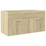 4-piece bathroom furniture set in Sonoma oak plywood by , Bathroom furniture - Ref: Foro24-3325009, Price: 266,61 €, Discount: %
